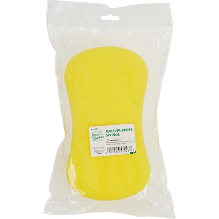 Smart Savers 8 In. x 4.3 In. Yellow Sponge CC201004